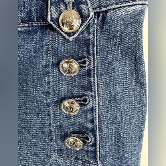 Talbots Blue Ankle Cropped Sailor Jeans Size 10 - Picture 4 of 9